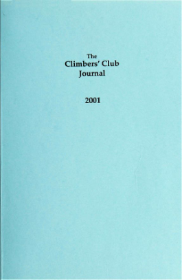 Climbers' Club 2001 Journal cover